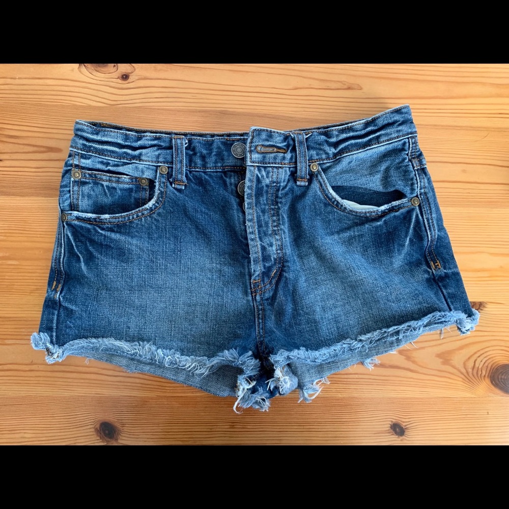 Free people high waisted cut offs